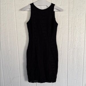 Elegant Black Lace Dress